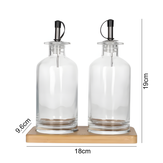 Glass Oil Dispenser - 2 Pcs